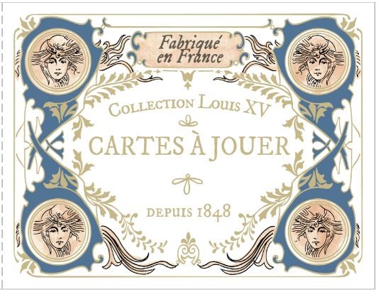 Timbre : 2022 CARTES À JOUER « COLLECTION LOUIS XV » DEPUIS 1848